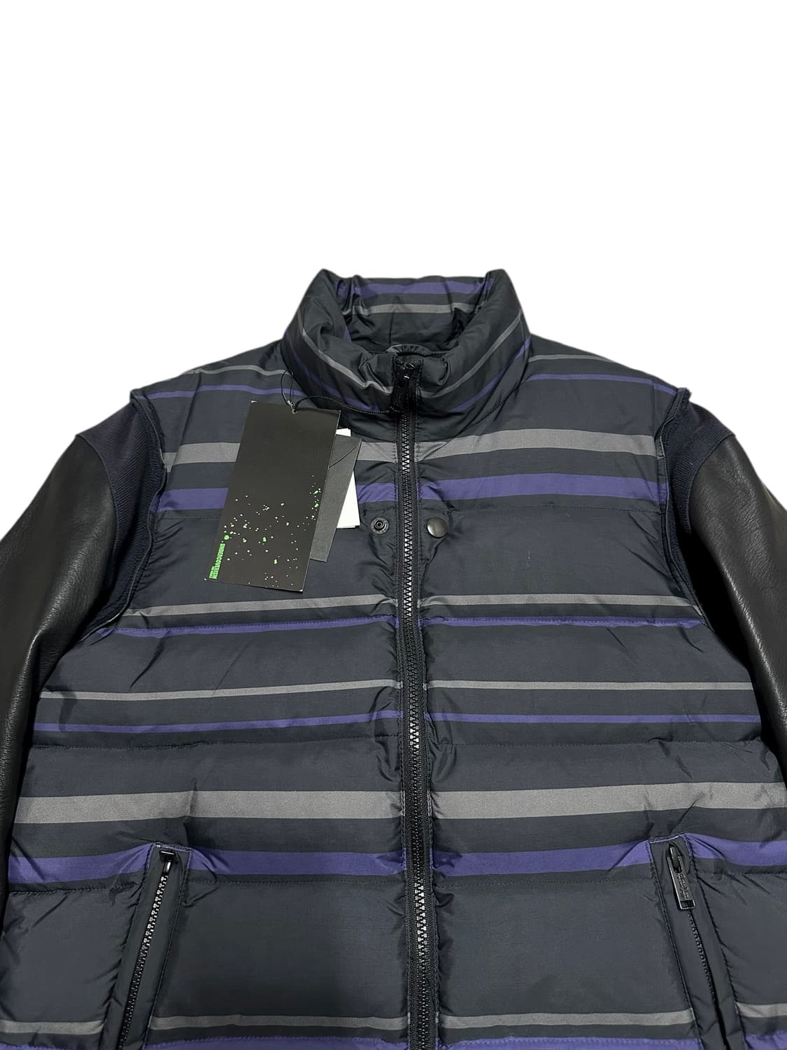 언더커버 레더 슬리브 패딩 상품이미지2