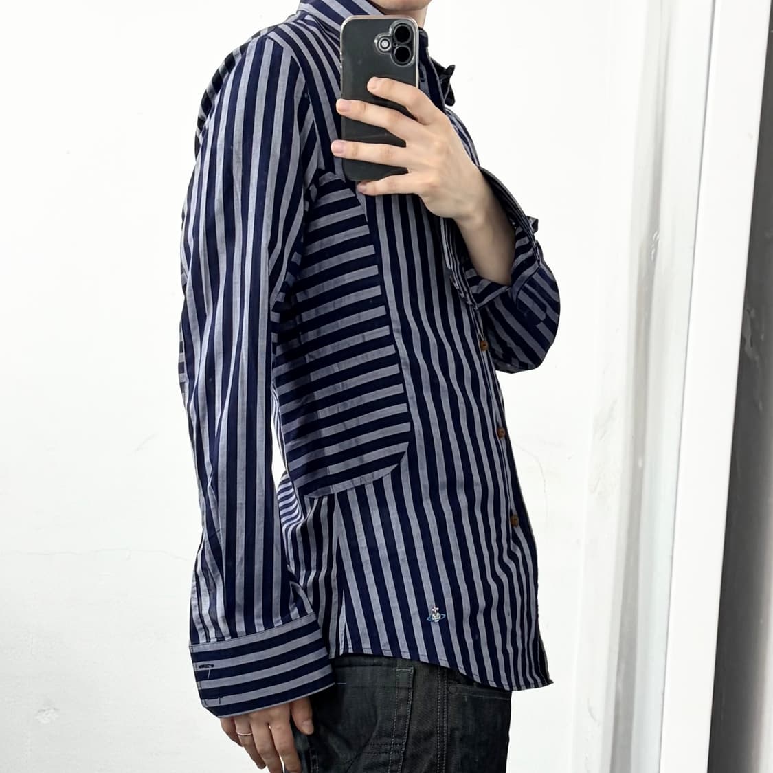 비비안웨스트우드 스트라이프 시스루 셔츠 상품이미지4