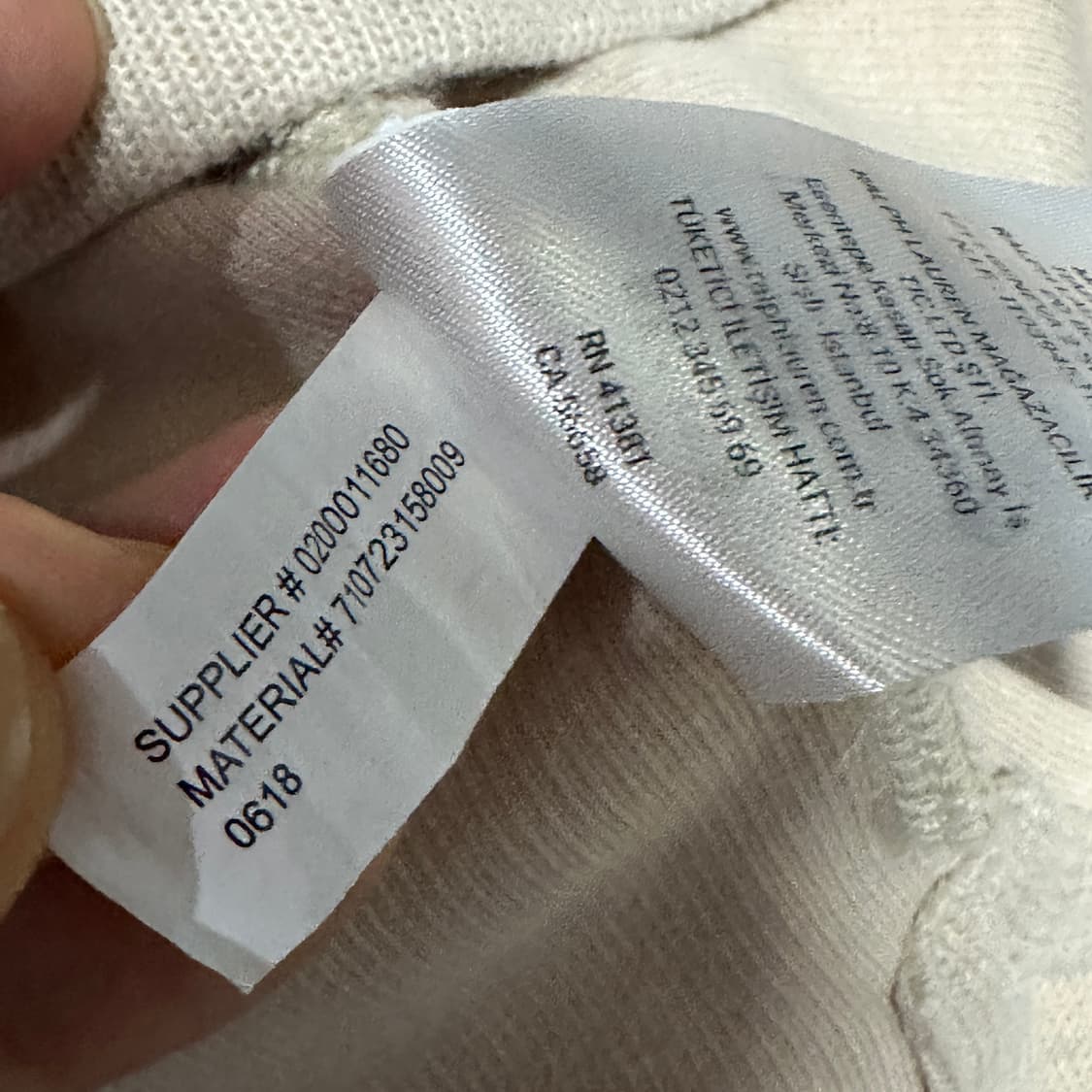 폴로랄프로렌 하프집업 니트 L 상품이미지5