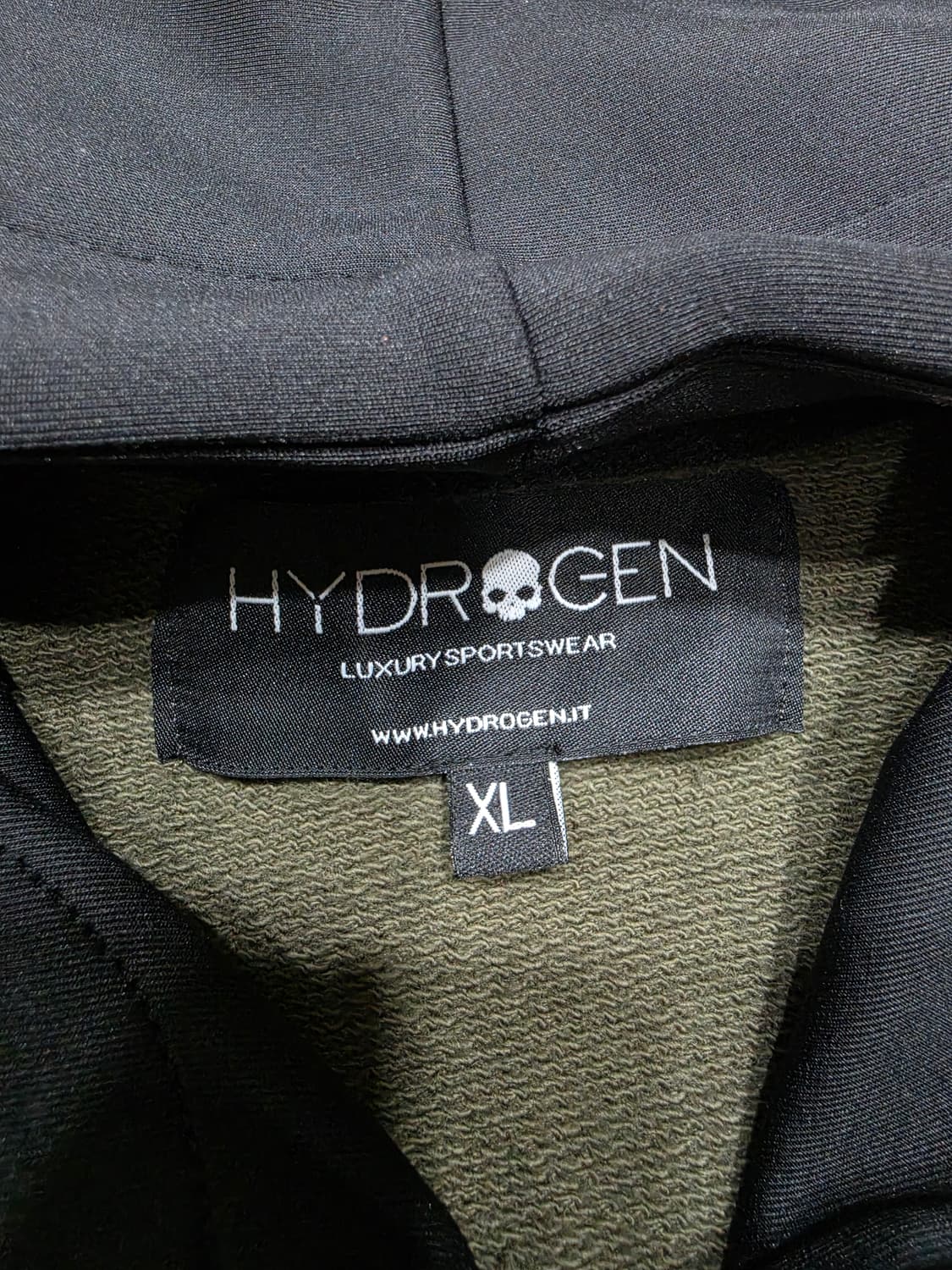 하이드로겐 카모플라쥬 카모 스컬지퍼 투웨이 후드집업 XL 상품이미지8