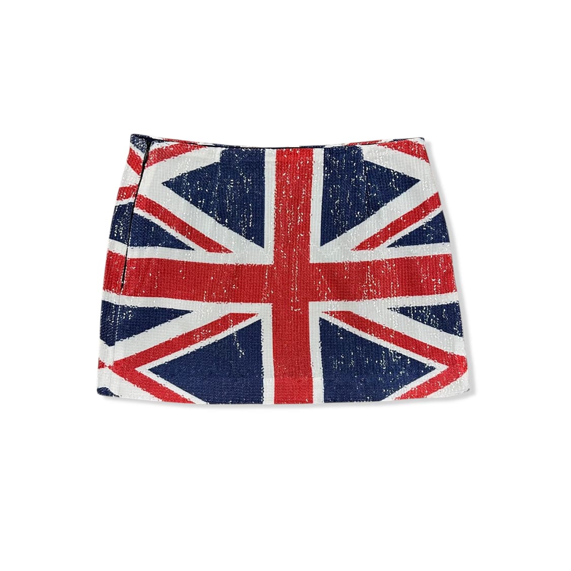Sequin Union Jack Low waist Mini Skirt 상품이미지4