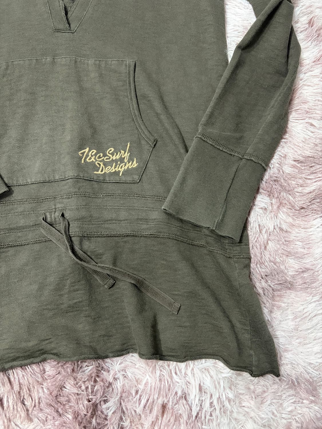 t&c surf 레이어드 후드 원피스 상품이미지2