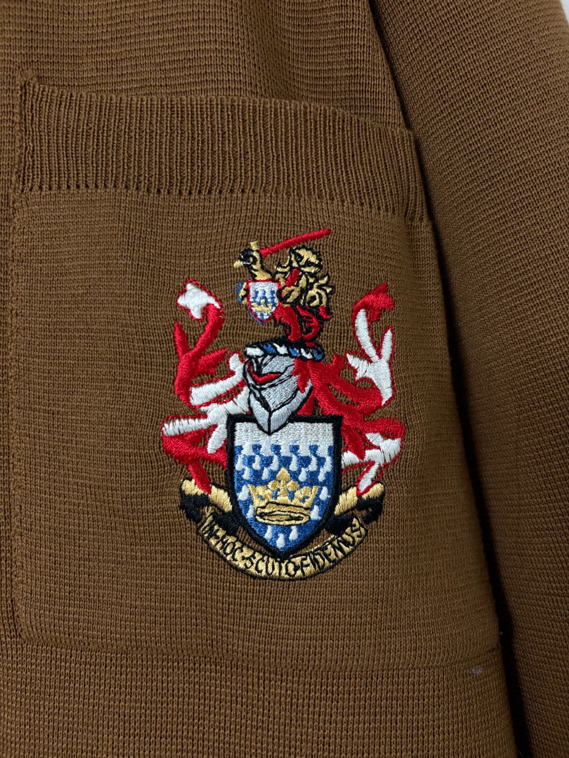 아쿠아스큐텀 울 금장 니트 자켓 S 상품이미지3