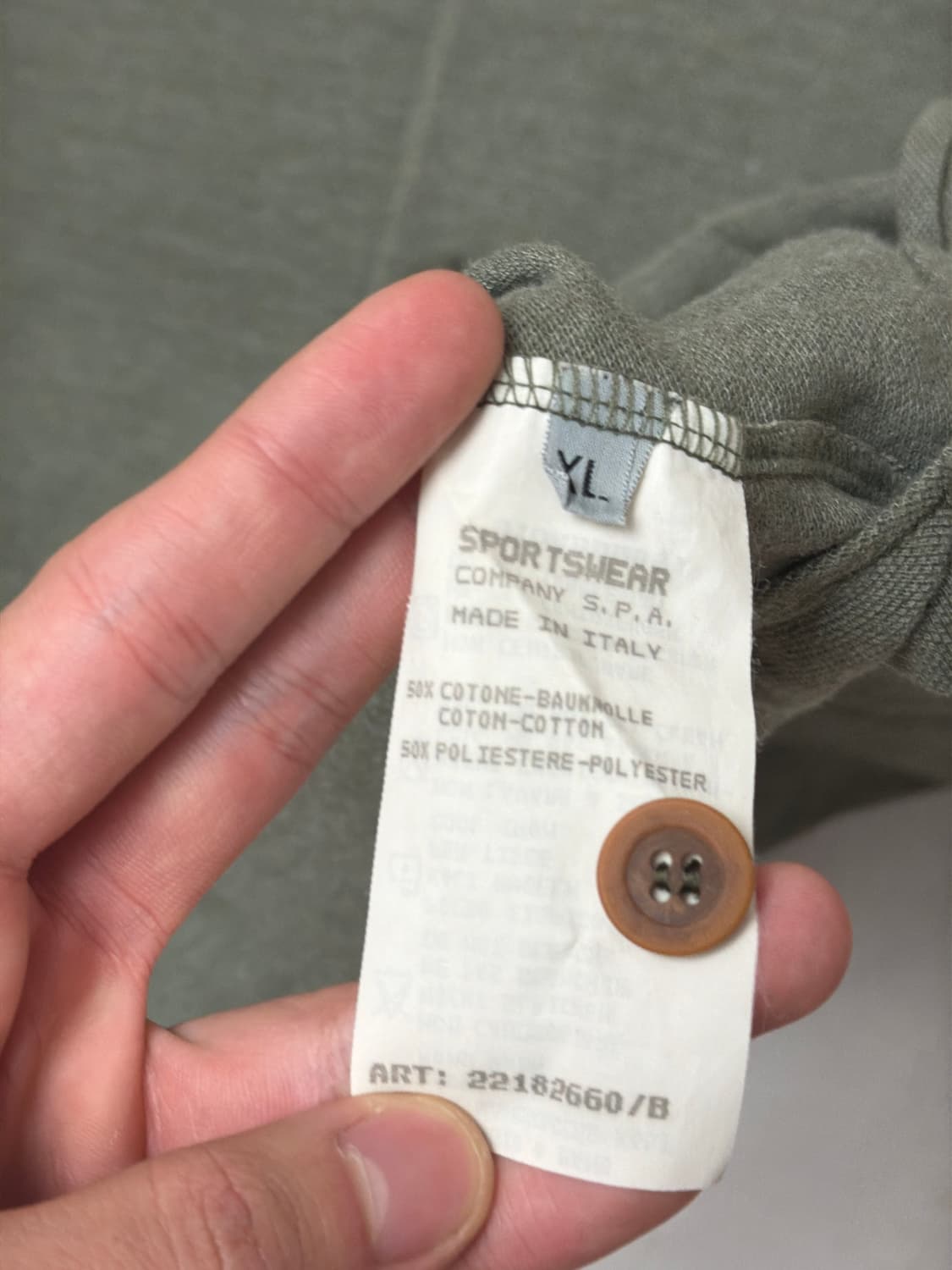 CP 컴퍼니 아카이브 pk 반팔 카라티 올리브 상품이미지4