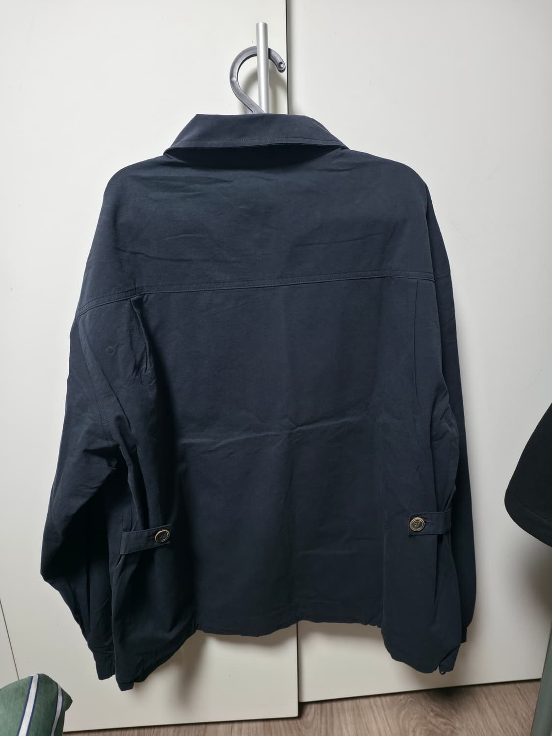 (3)아르반 바틱 다잉 더블 포켓 카라 자켓 네이비 상품이미지2