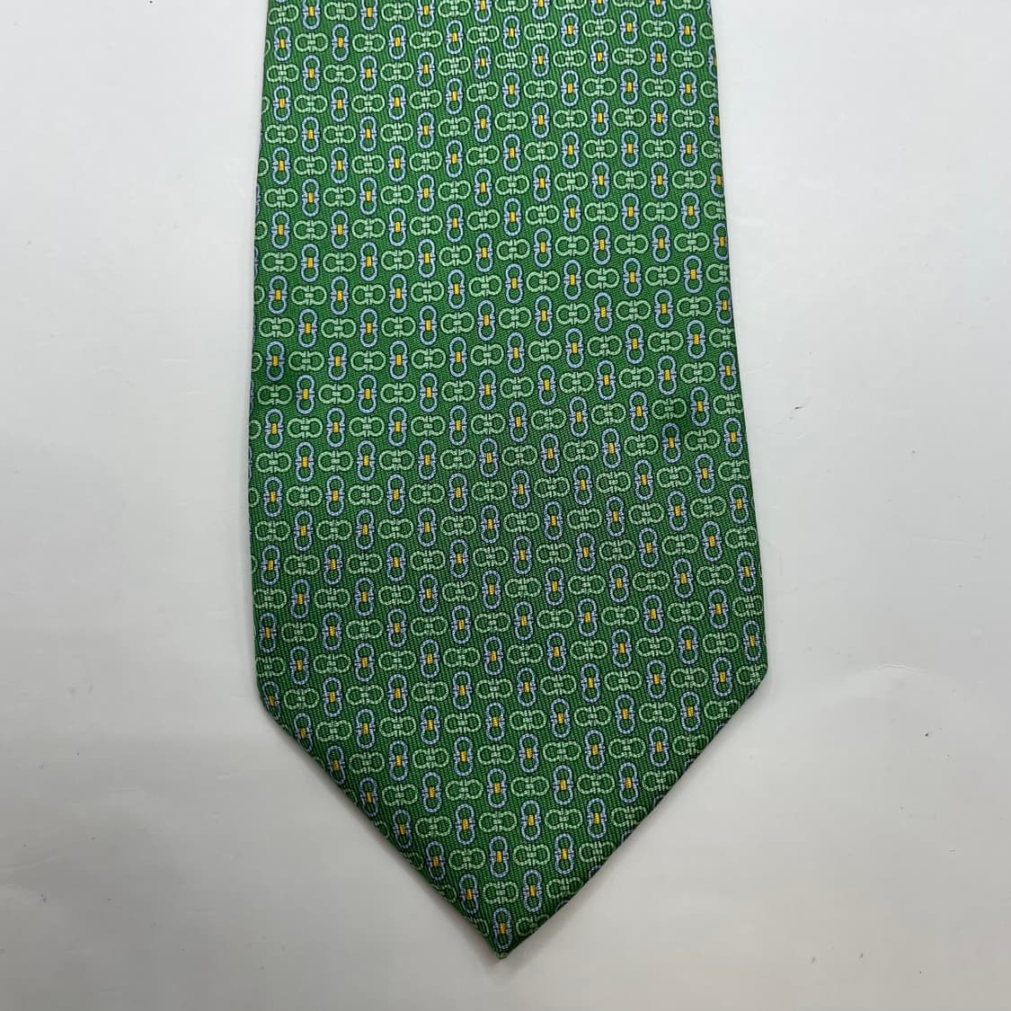 824) (Ferragamo) 살바토레페레가모 패턴 넥타이(미세오염) 상품이미지3