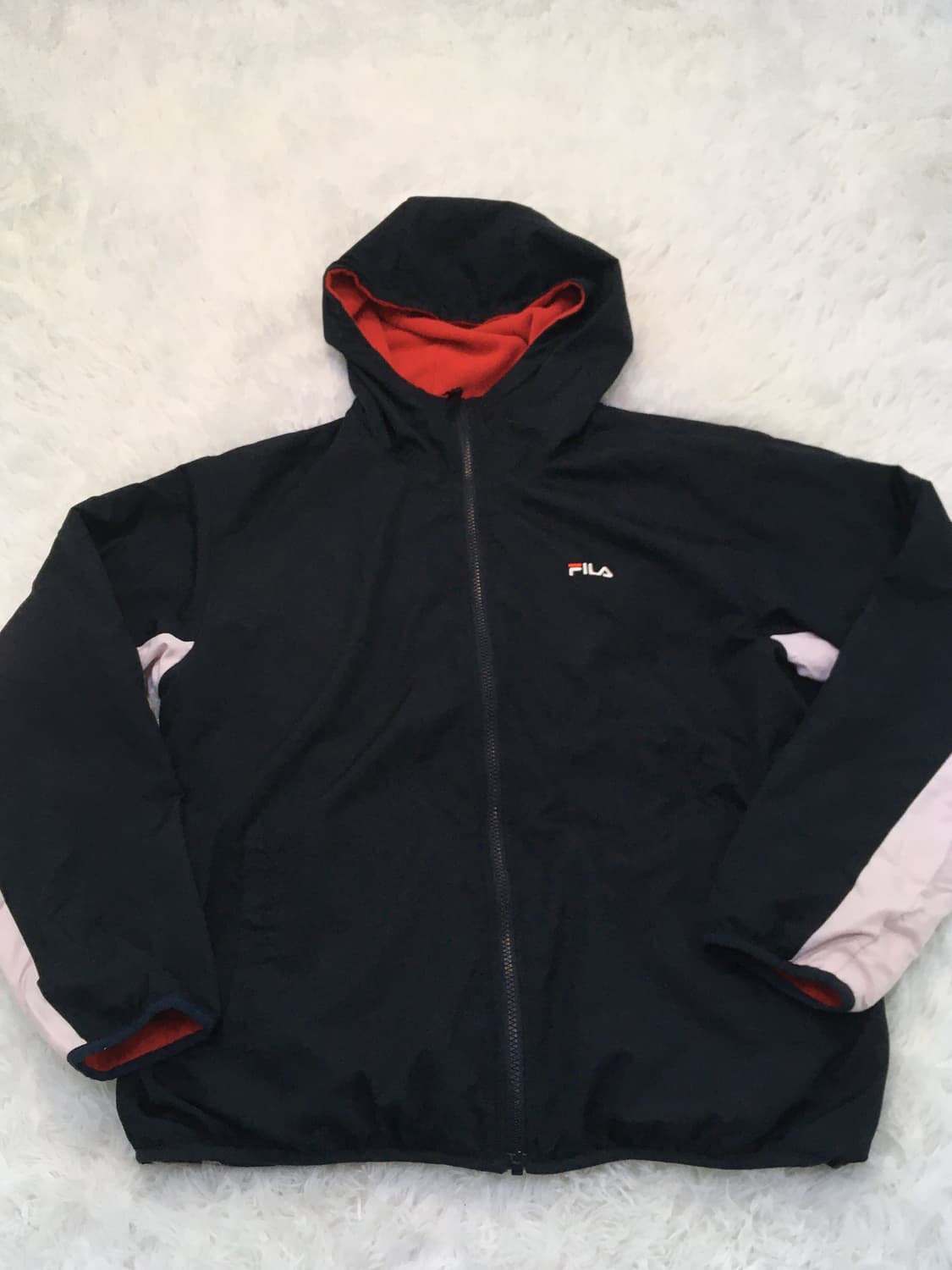 빈티지 네이비 휠라 양면 점퍼 y2k 스트릿 갸루 펑키 일본빈티지688  상품이미지1