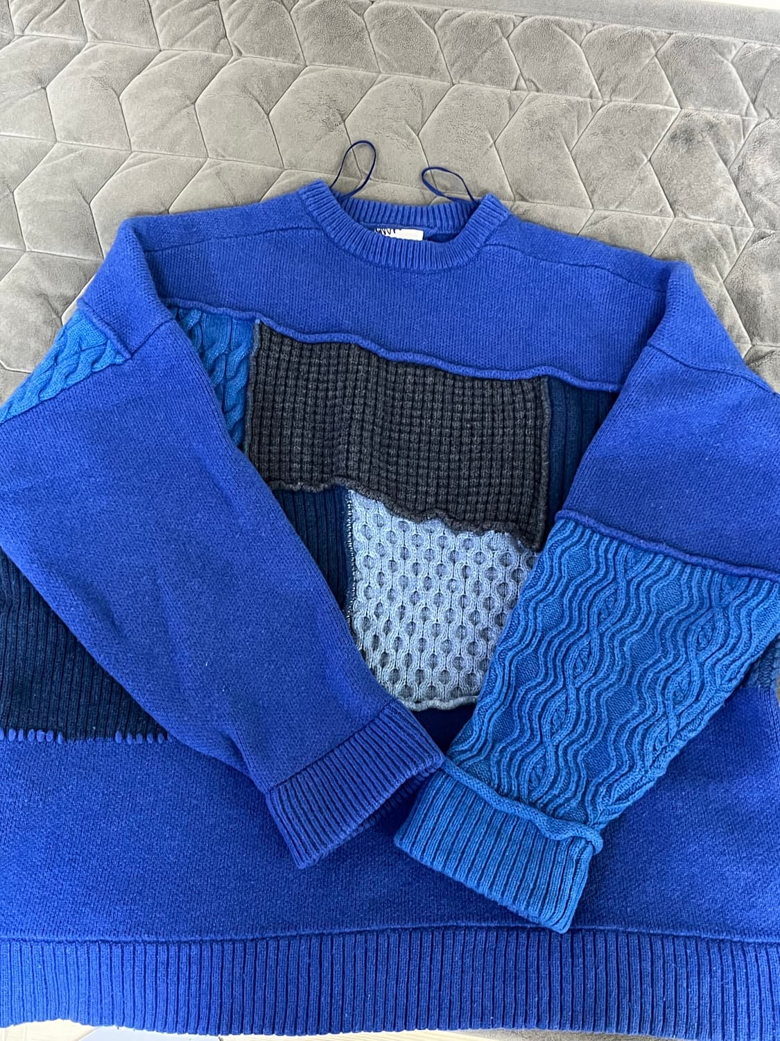 자라*아더에러 패치워크 스웨터 L~XL 상품이미지5