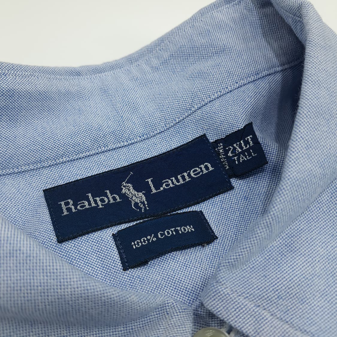 CN658 2XLT 폴로 랄프로렌 클래식블루 긴팔 셔츠 남방 상품이미지4