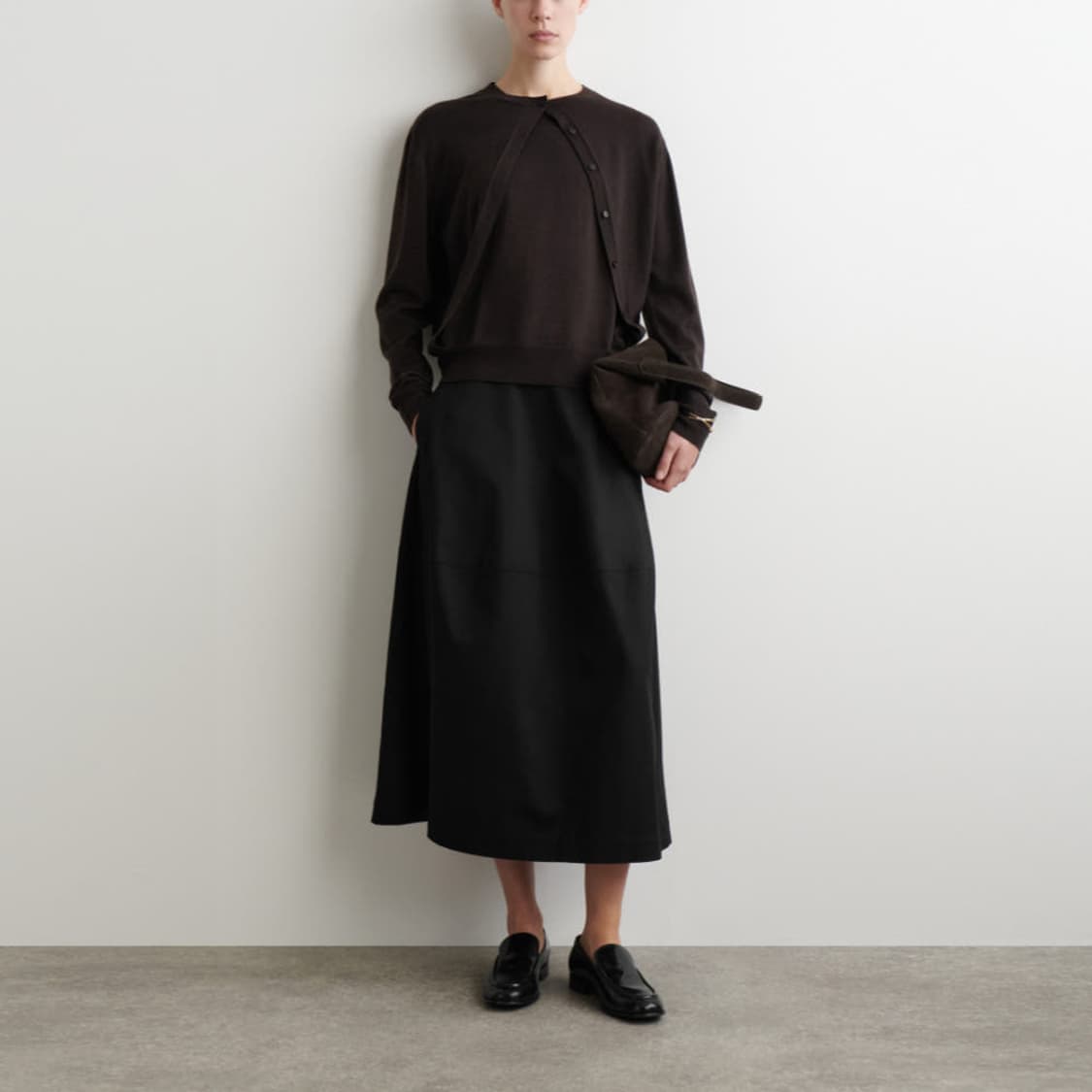 cos 볼류미너스 코튼 미디스커트 36 사이즈 상품이미지2