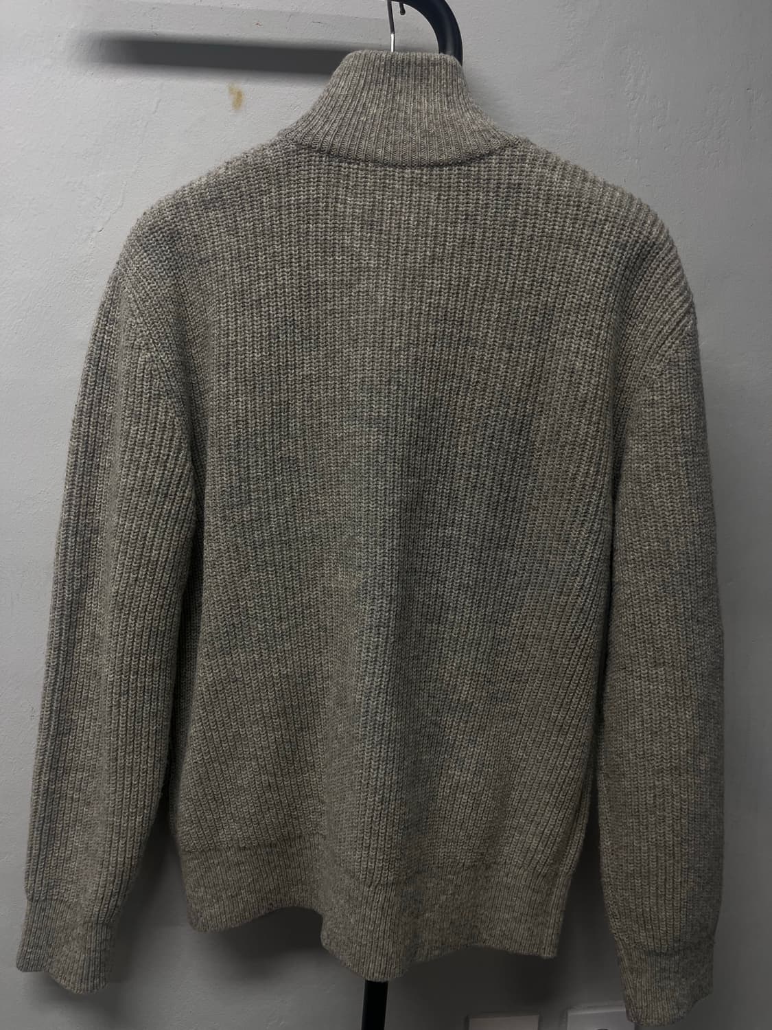 포터리 셔틀랜드 울 하이넥 가디건 상품이미지6