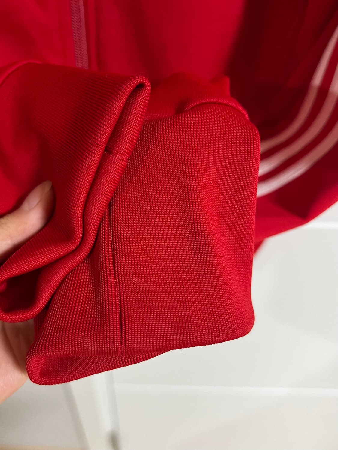 아디다스 빨강 져지 s 상품이미지3