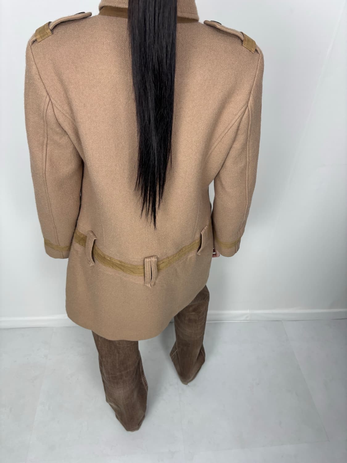 CONTRAST TRIM PEACOAT 상품이미지6