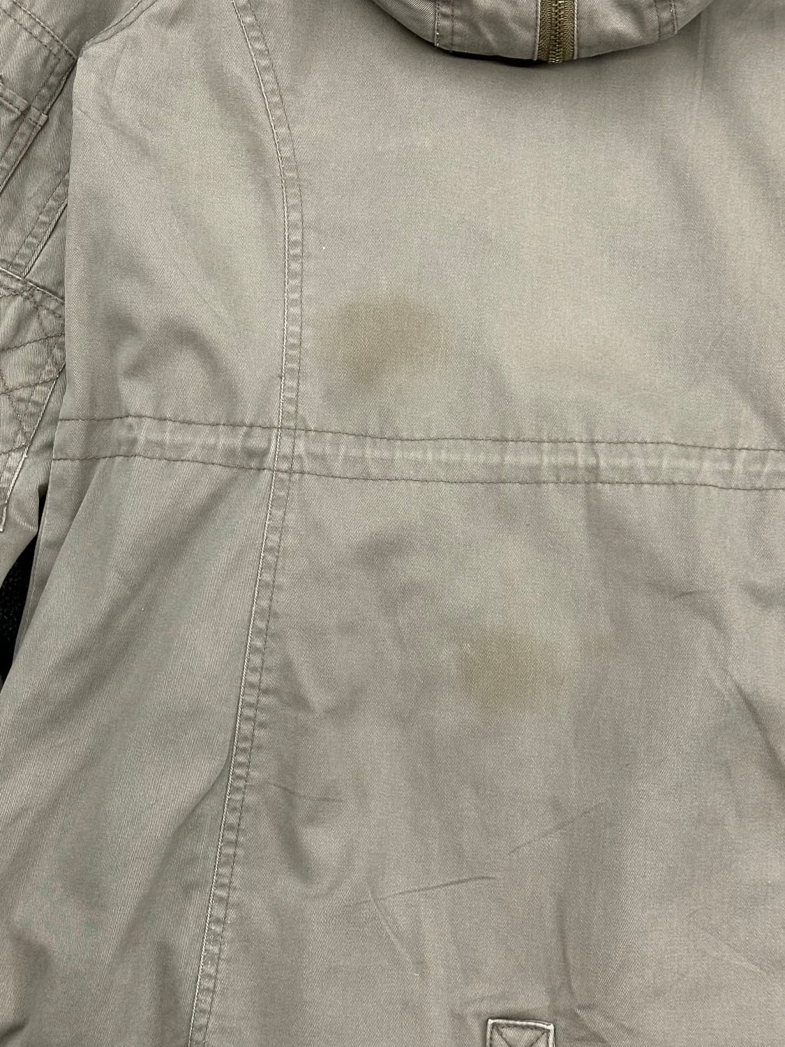 M)INGNI vintage 여성 베이지 퍼 후드 야상 자켓 상품이미지6