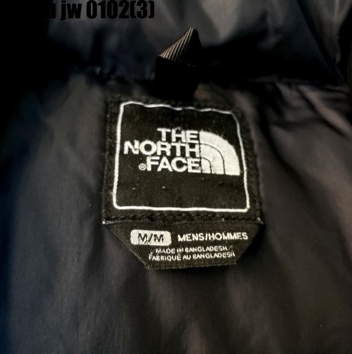 노스페이스 구형 미들로고 눕시 패딩 상품이미지3