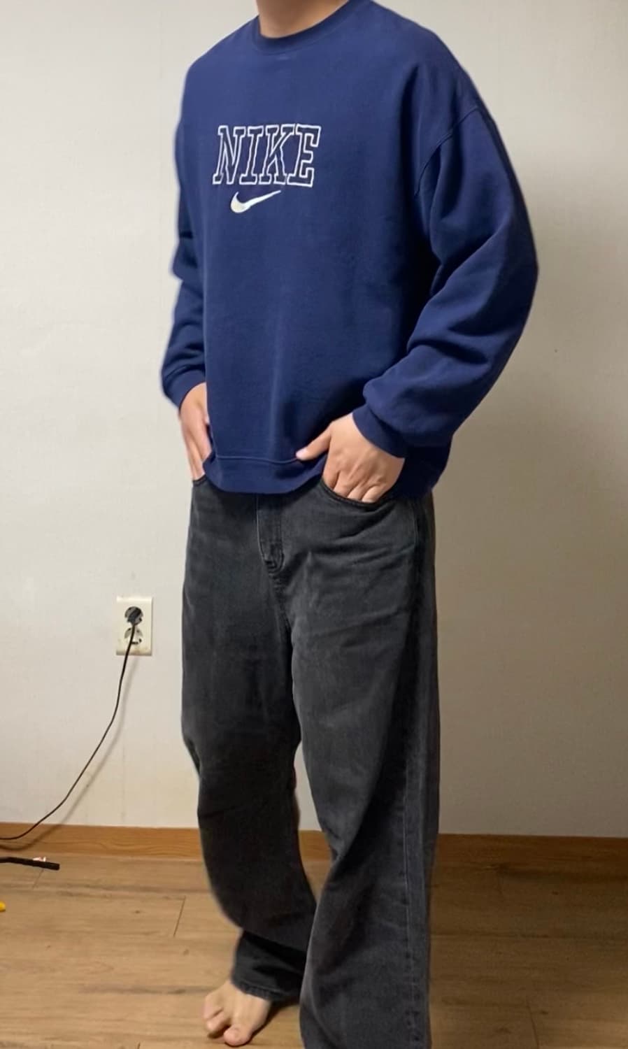 90s usa made nike sweat 상품이미지3