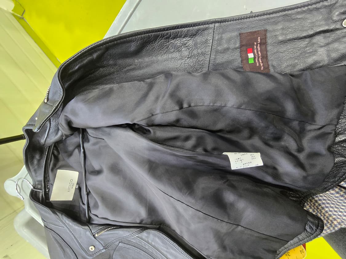 ARTICO MILANO 블랙 양가죽 자켓 66 상품이미지3