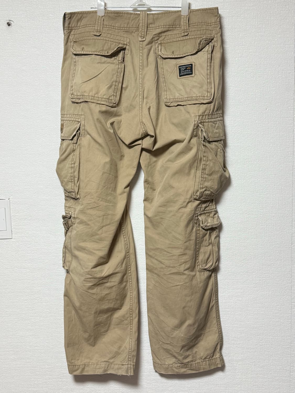 정품 알파인더스트리 일본판 베이지 멀티 카고팬츠 L ㅍㅍ 상품이미지2