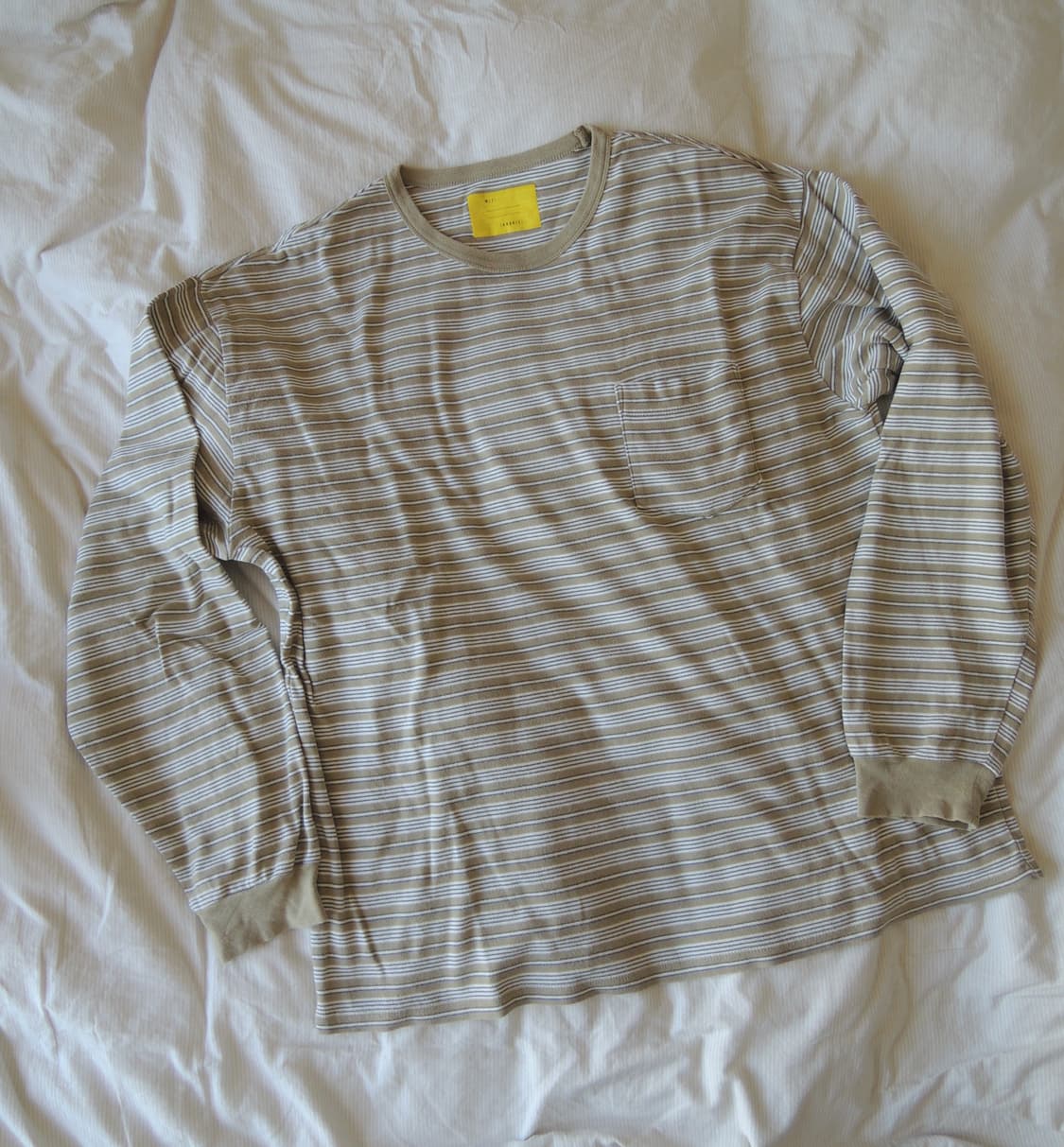 카키스 스트라이프 롱슬리브 M 상품이미지2