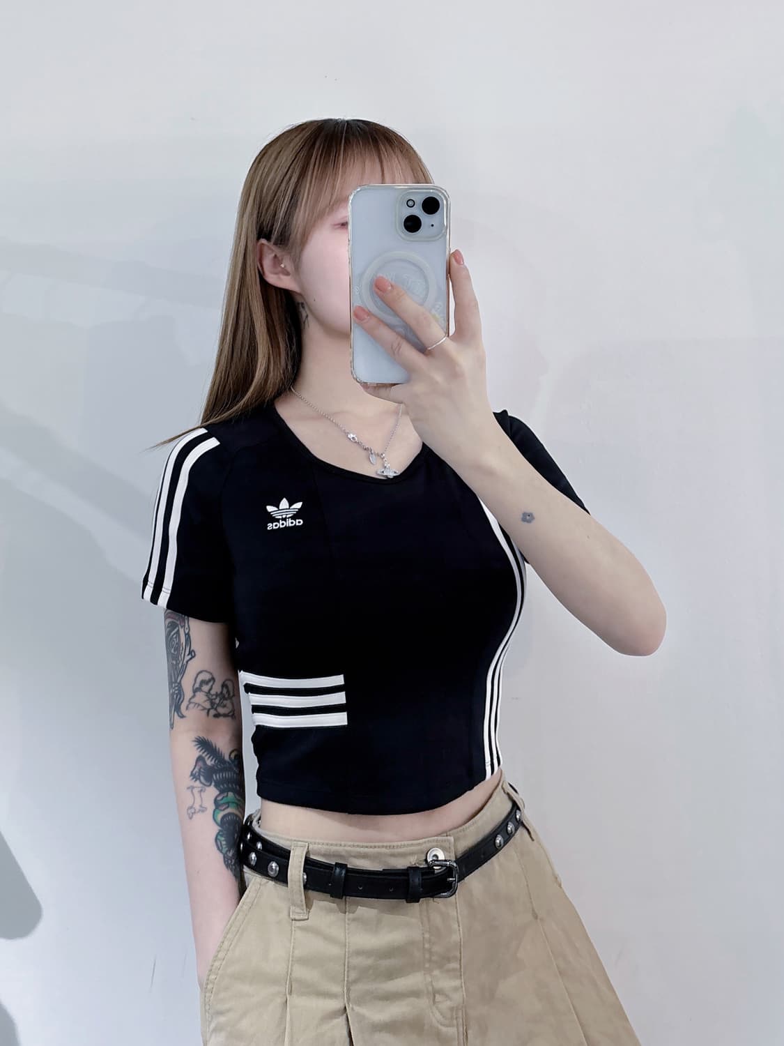 아디다스 유로파 크롭 반팔 상품이미지1