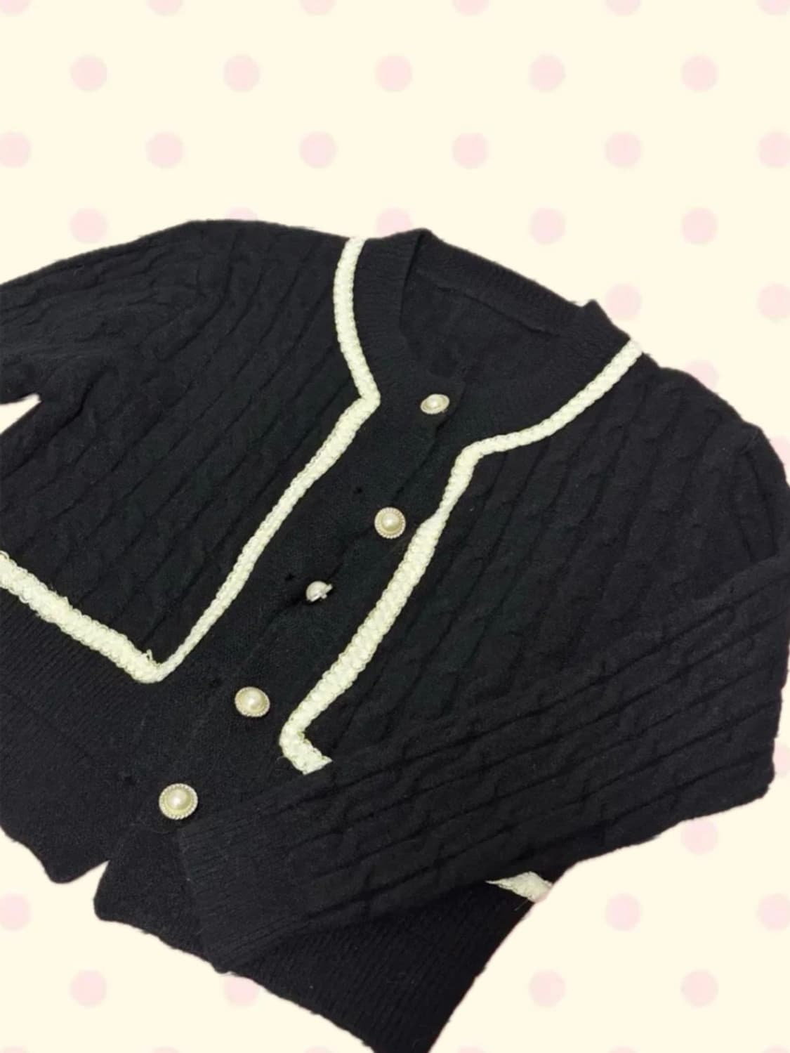 블랙 가디건 상품이미지1