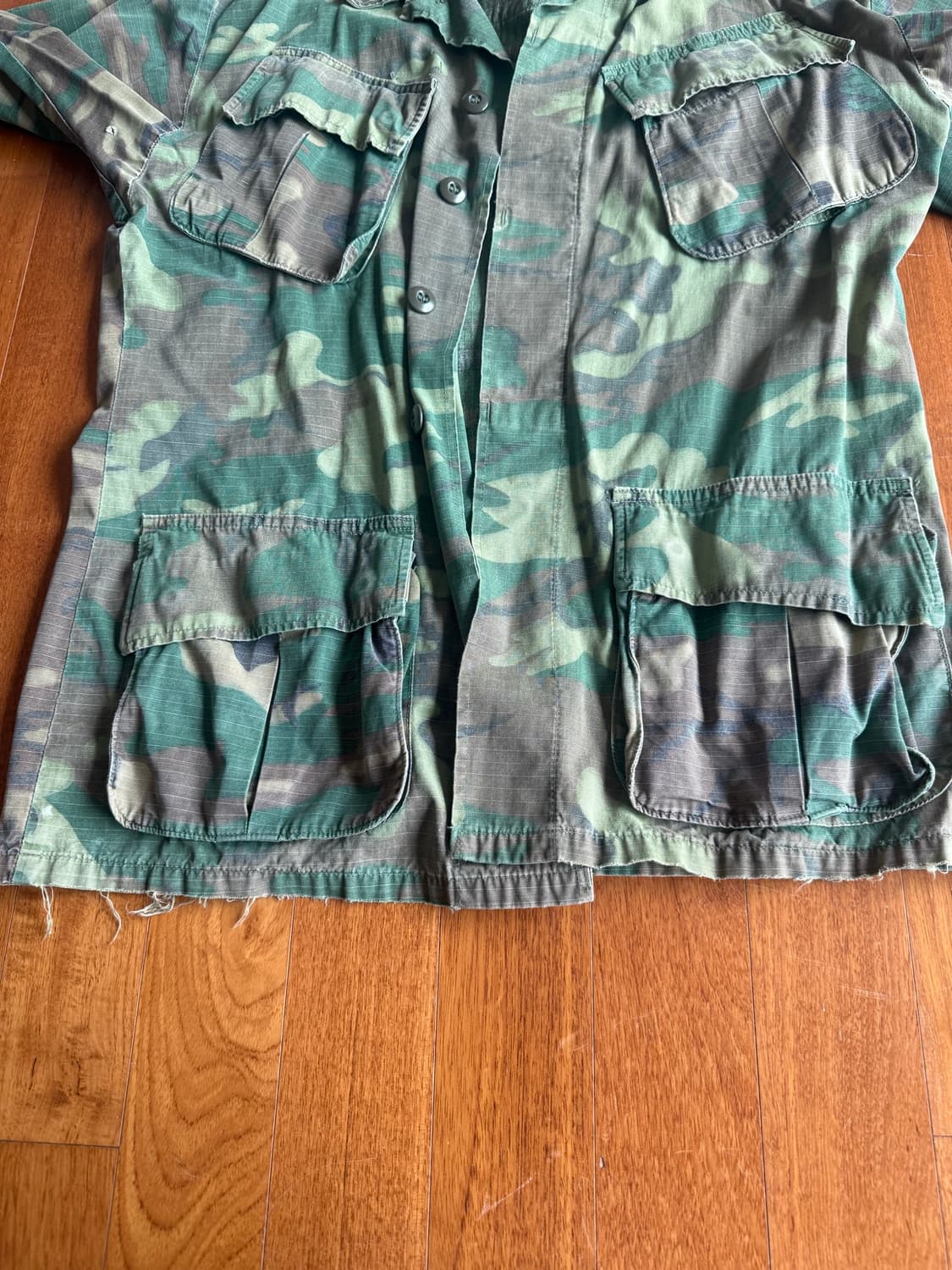 60s 오리지널 usmc 립스탑 정글퍼티그 상품이미지4