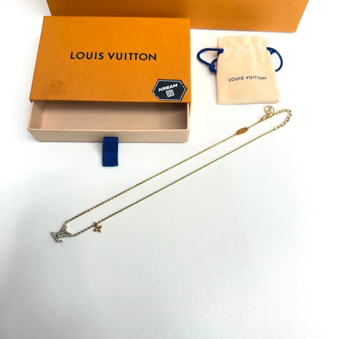 [정품] 루이비통 아이코닉 목걸이 골드 상품이미지2