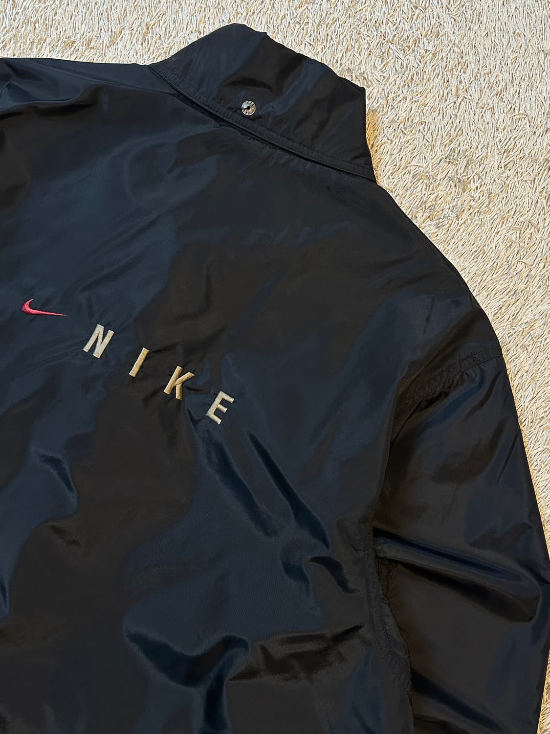 희귀) 90's 나이키 올드스쿨 백로고 코치 자켓 블랙 상품이미지4