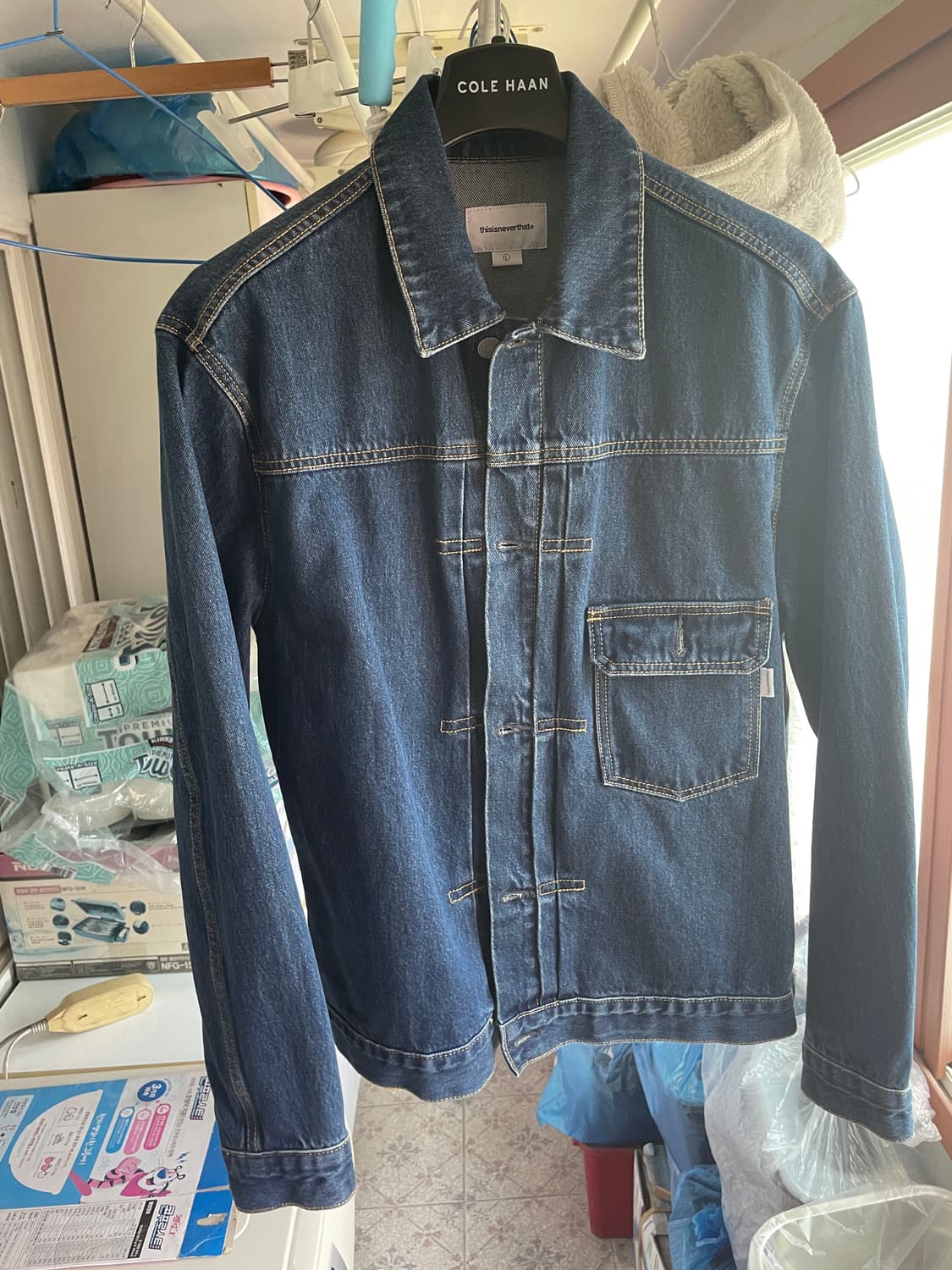 디스이즈네버댓 데님 트러커 L 상품이미지1