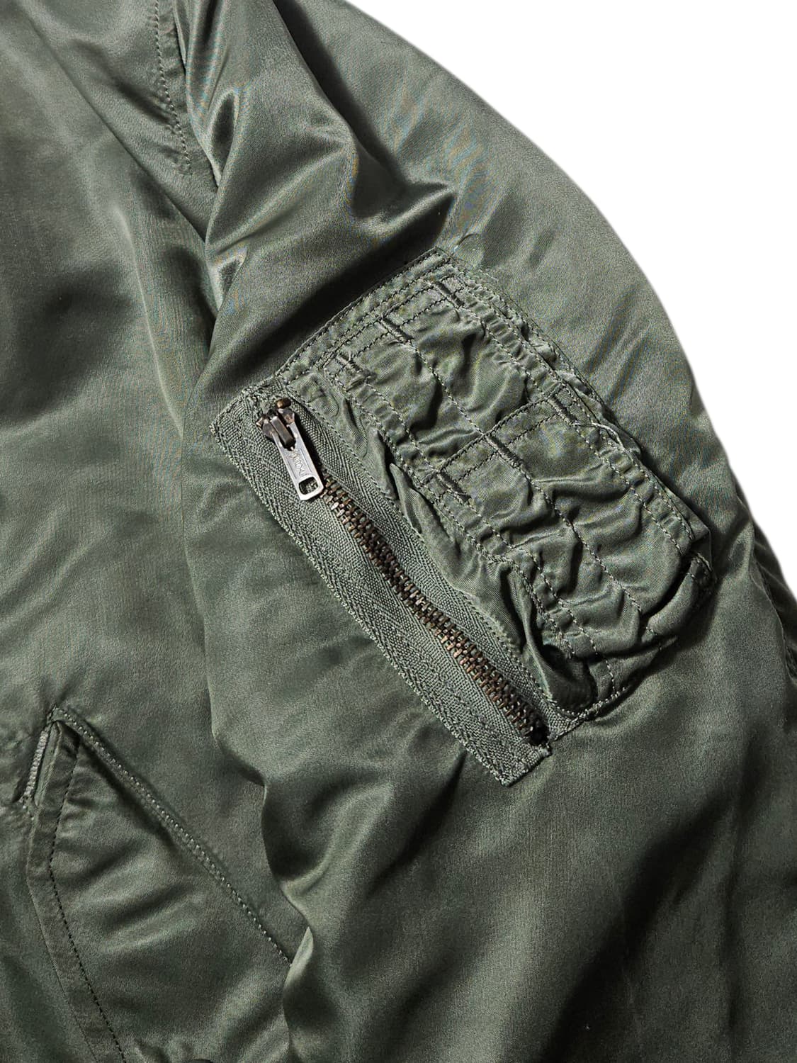 1970's 오리지널 MA-1 플라이트 자켓 그린브리어 L 상품이미지2
