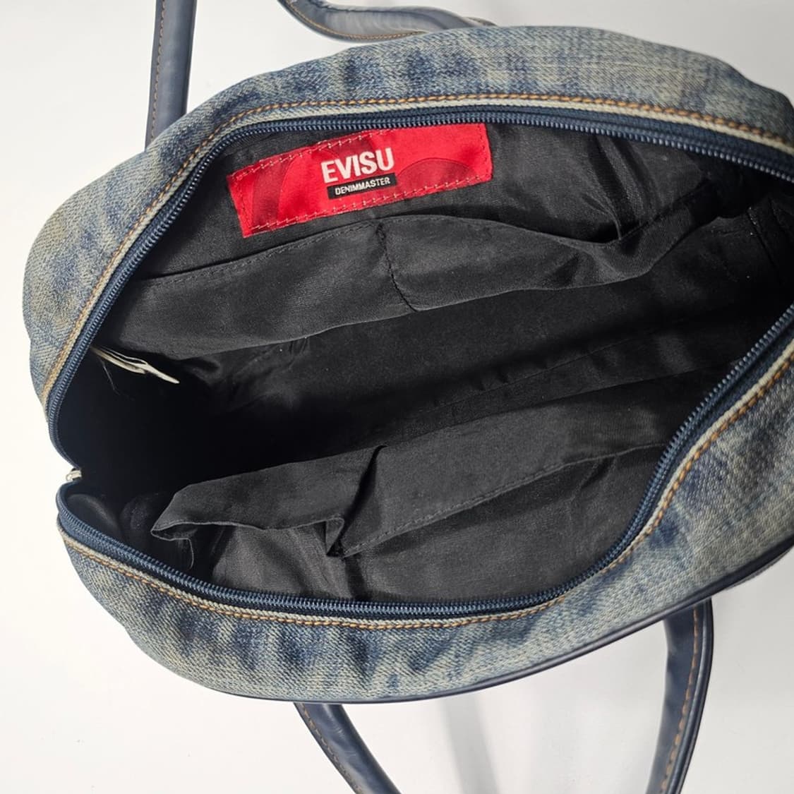 에비수 빈티지 데님 숄더 상품이미지2