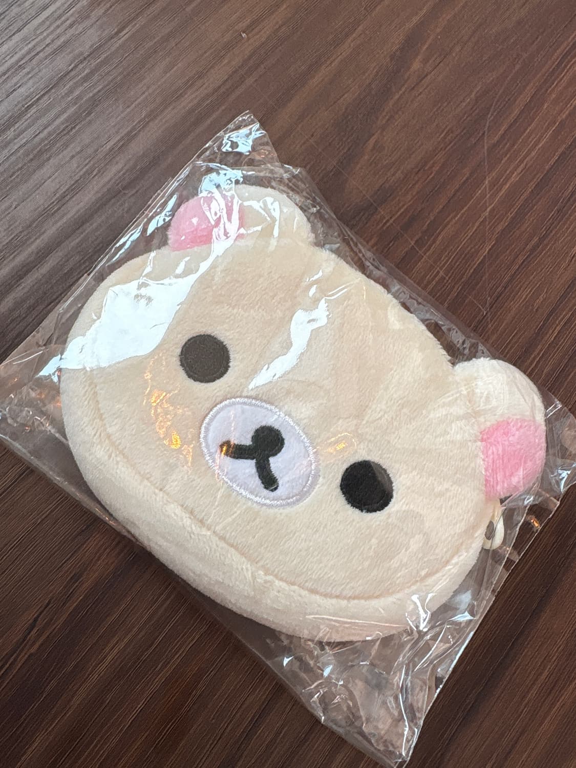 코리락쿠마 핑크카라비너 파우치 상품이미지1