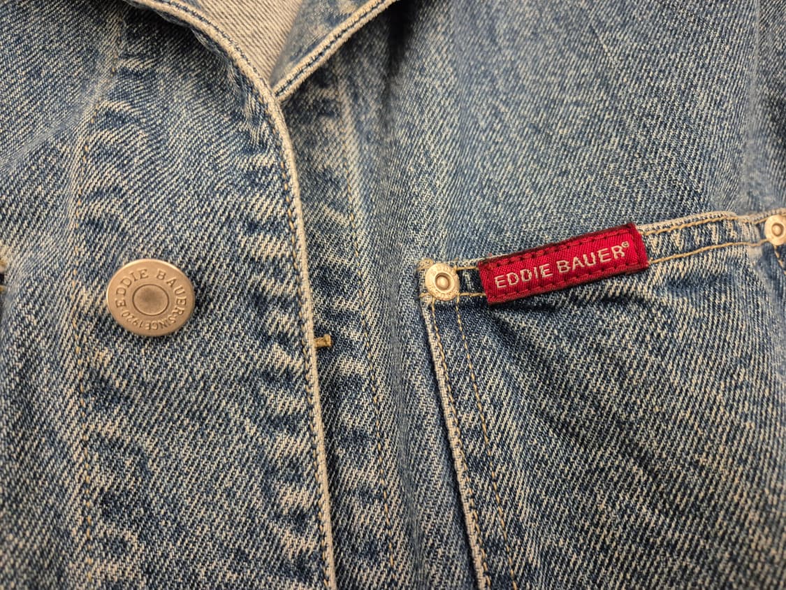 00s 에디바우어 데님  자켓 상품이미지4