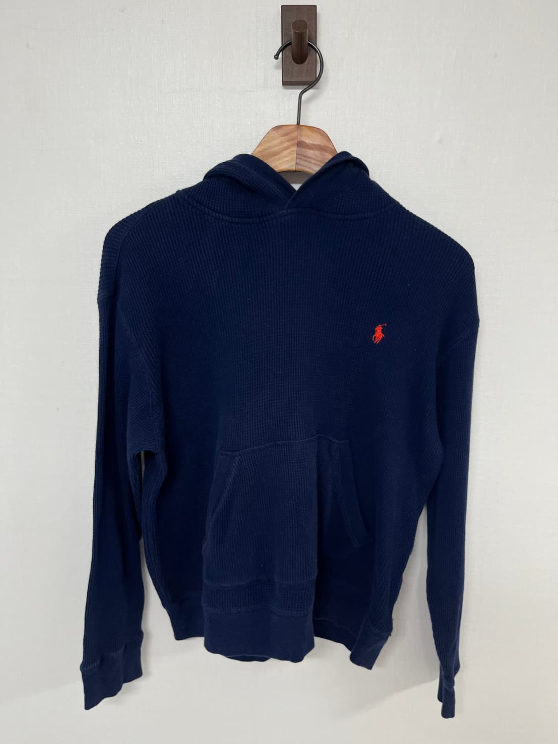 [m] polo 폴로 와플 후드티 상품이미지2