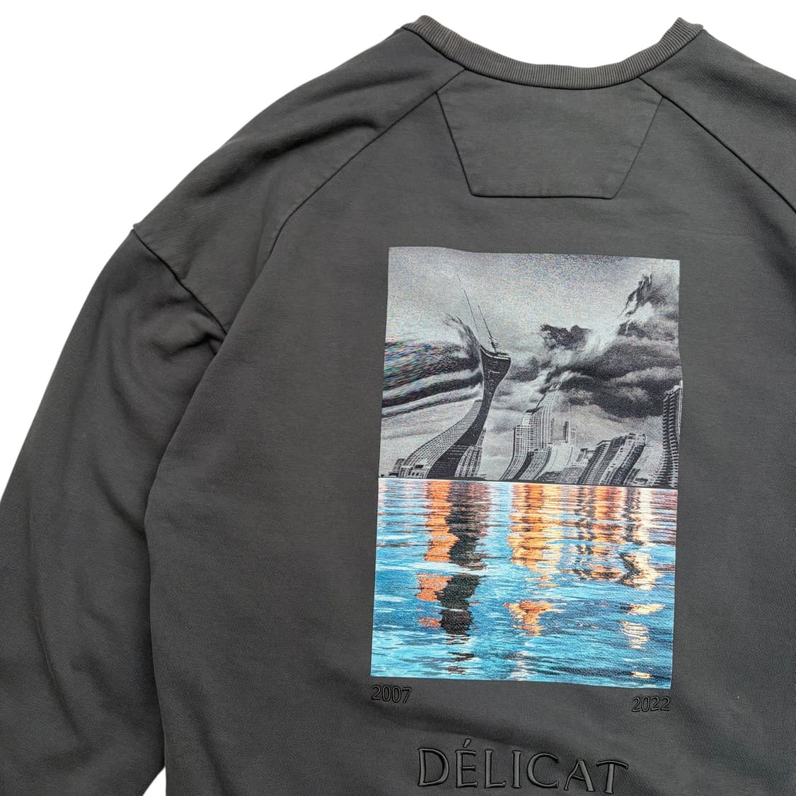 준지 데칼 백 프린팅 스웻셔츠 S 상품이미지2