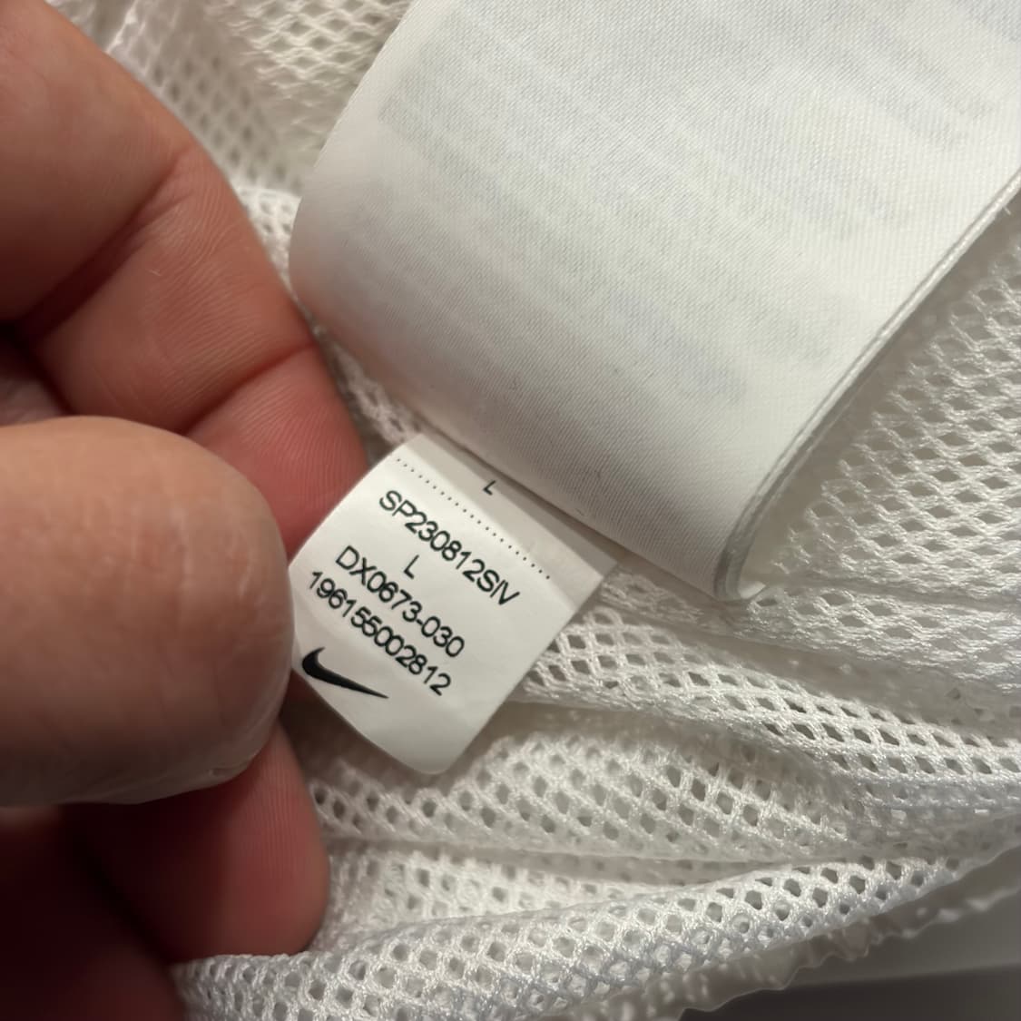 [L] 나이키 화이트 바람막이 멀티컬러 빅스우시 C968 상품이미지6