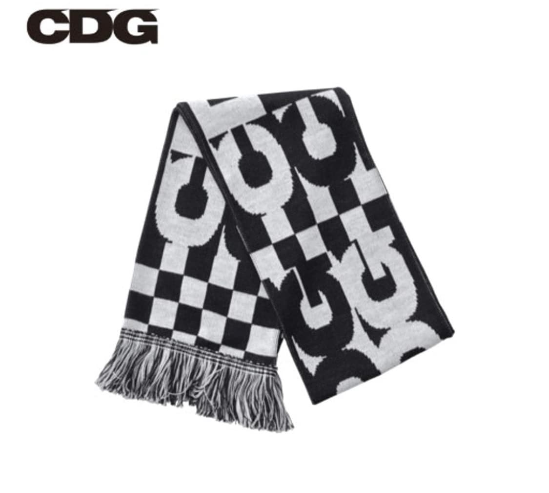 CDG 꼼데가르송 체커 목도리 머플러 상품이미지1