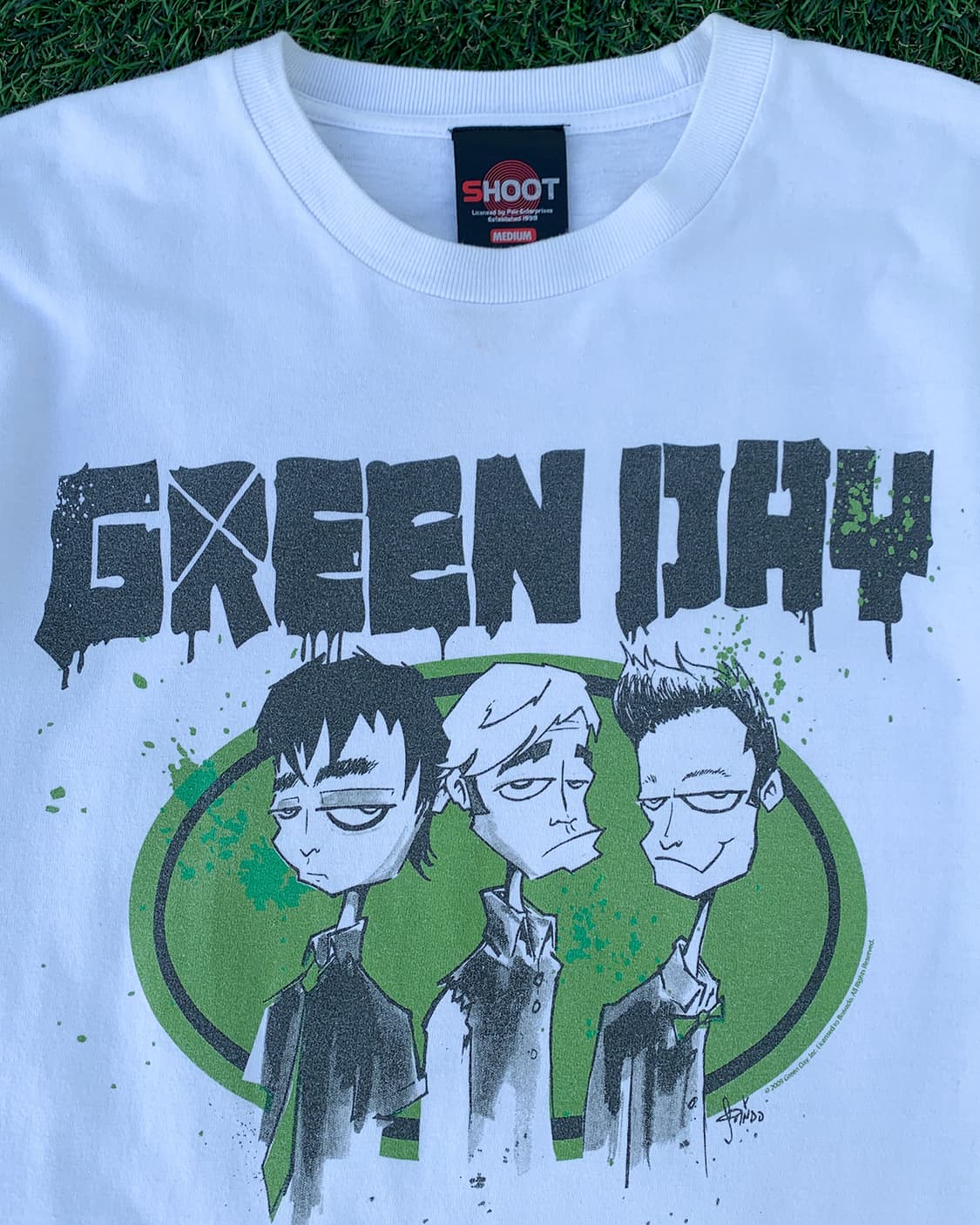 빈티지 락 티셔츠 그린데이 green day 2009 상품이미지2