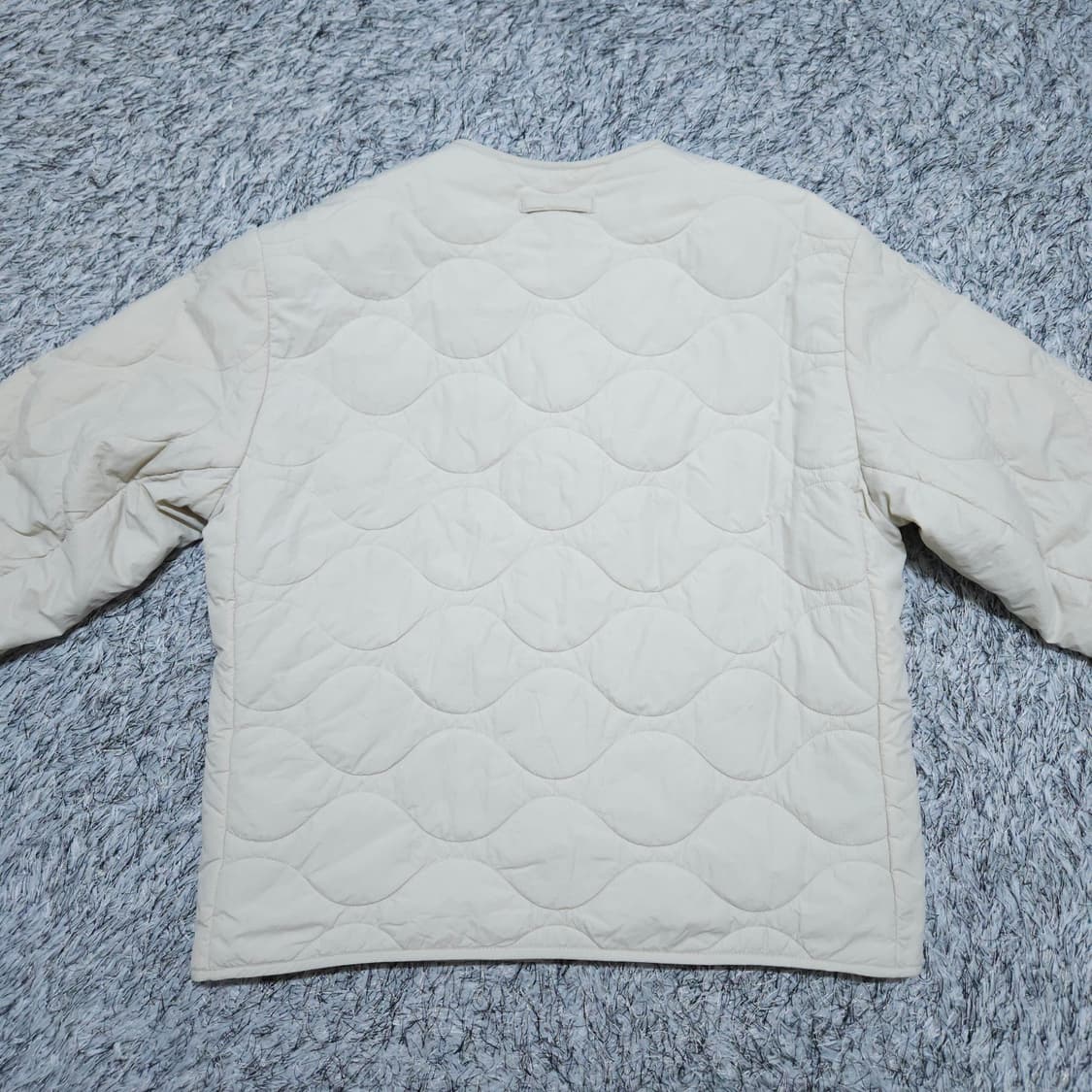 예일yale) L 남자 웜업 퀄팅자켓 아이보리 / 왕눈이샵 상품이미지6