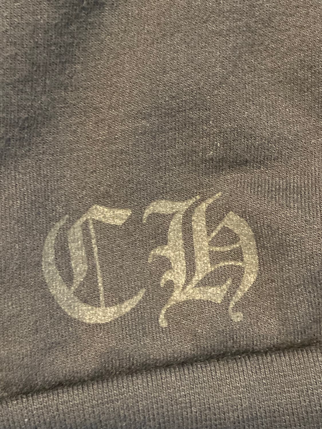 크롬하츠 홀스슈 플로랄 플리스 후드집업 사이즈 L 상품이미지7