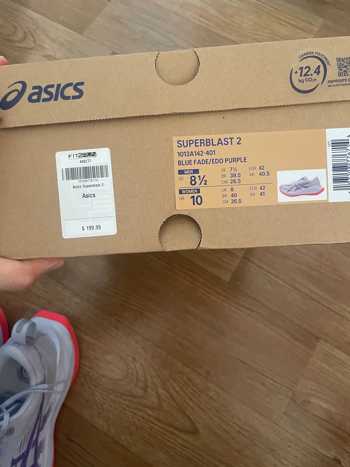 아식스 슈퍼블라스트2 265사이즈 상품이미지4