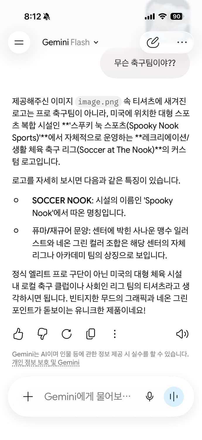 아메리칸 빈티지 NOOK 축구팀 반팔 티셔츠 L (103) 상품이미지6