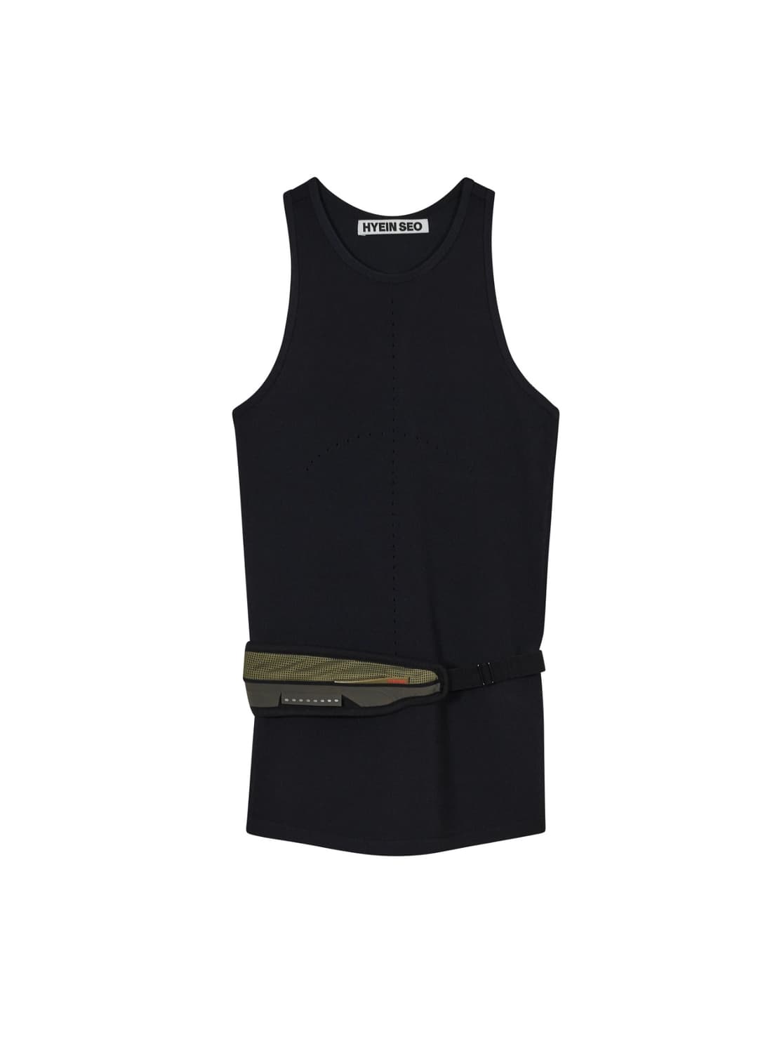 Hyein Seo Crescent Knit Top w/ Waist Bag 상품이미지4