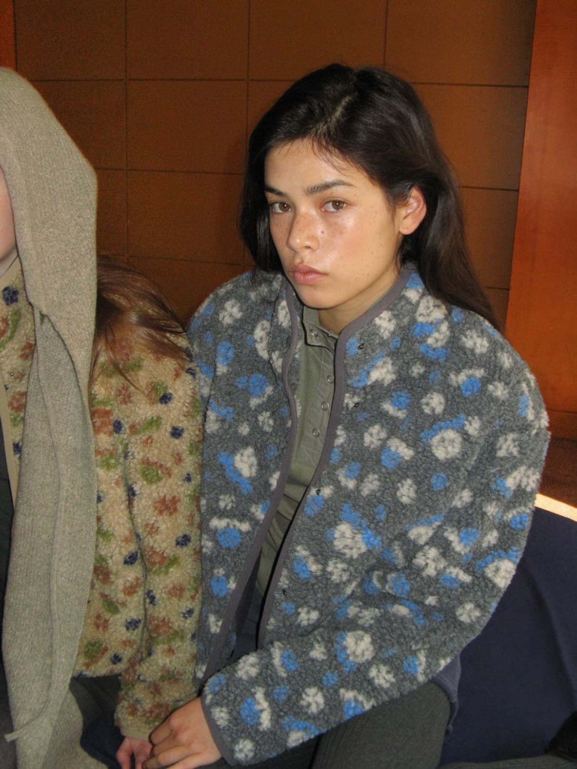 [새상품] 레이브 플라워 플리스 자켓 1사이즈 Grey 상품이미지1