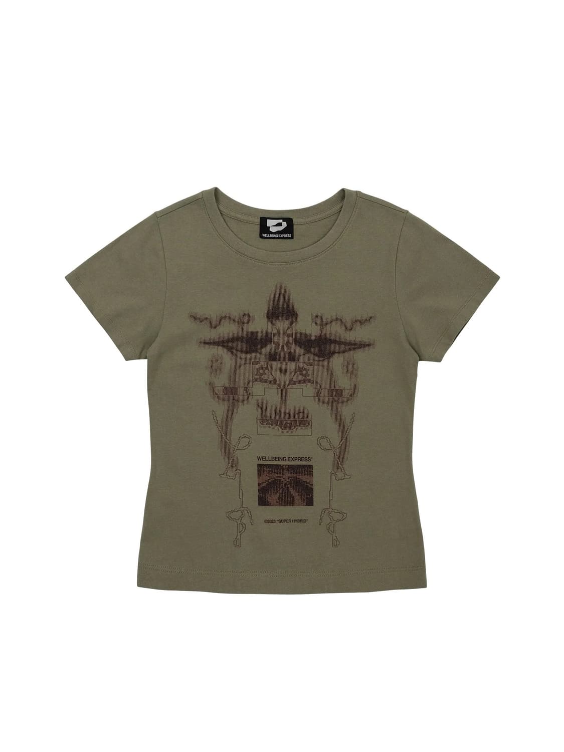 웰빙익스프레스 Digital Tattoo Tee Renewal Khaki 상품이미지1