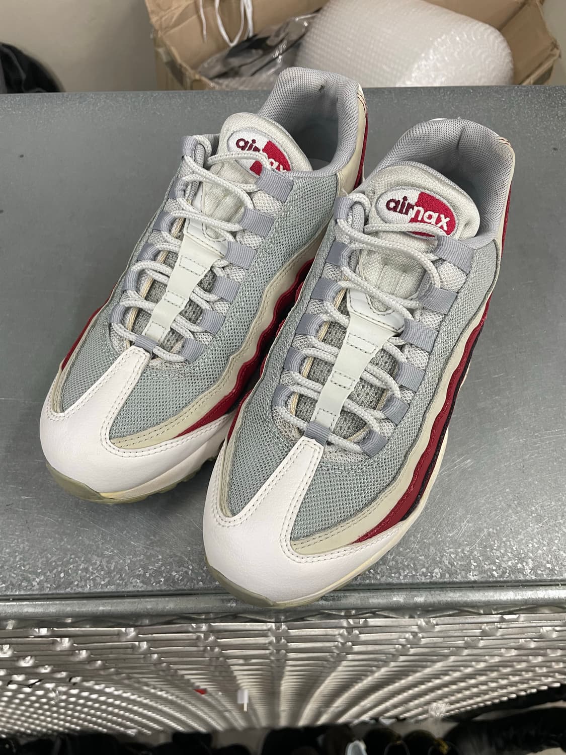 나이키 에어맥스95 화이트 퓨어 레드 250 (gr-4276) 상품이미지2