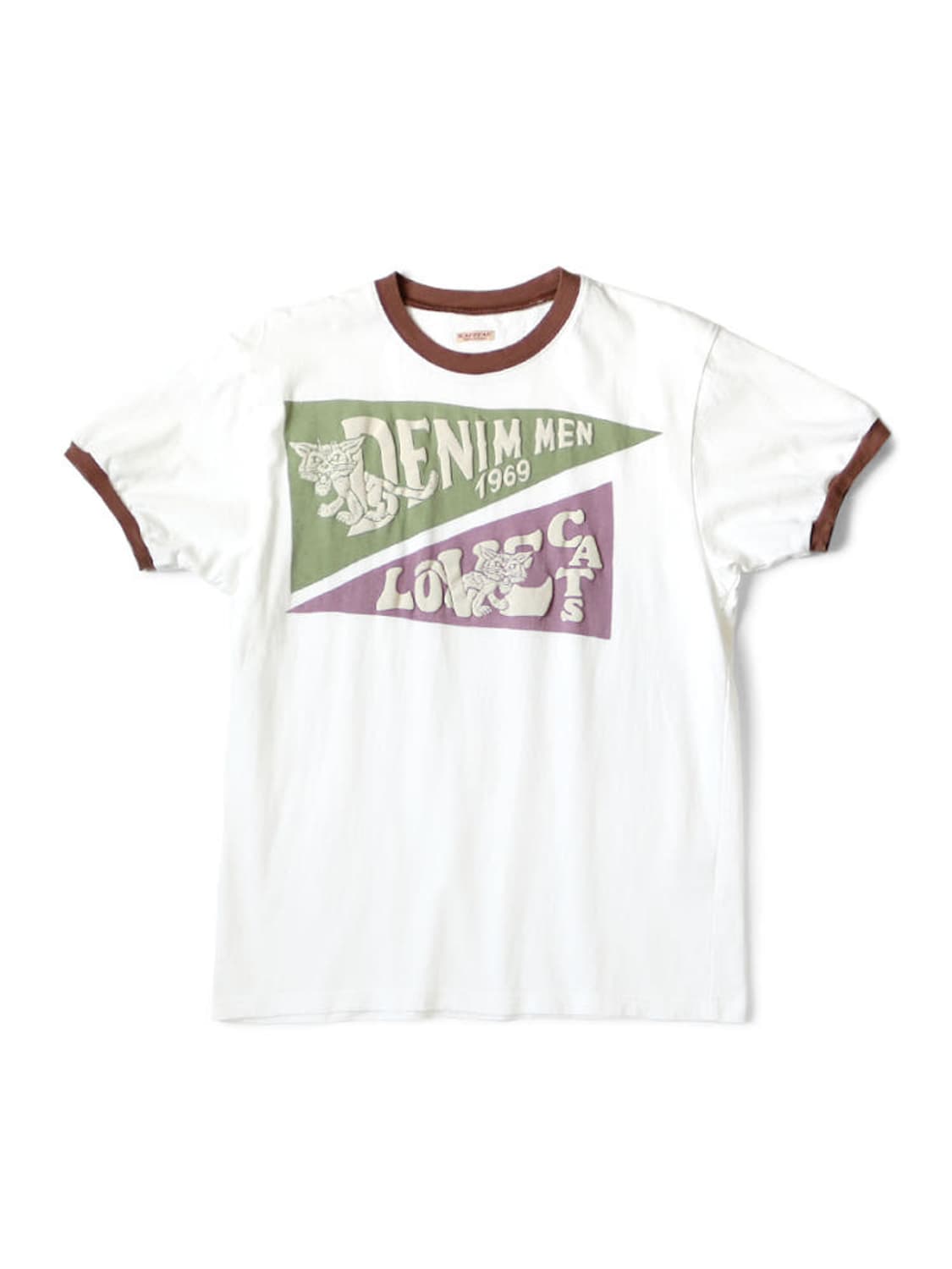 KAPITAL 캐피탈 20/천축 링거 T (페넌트 DENIM MEN LO 상품이미지1