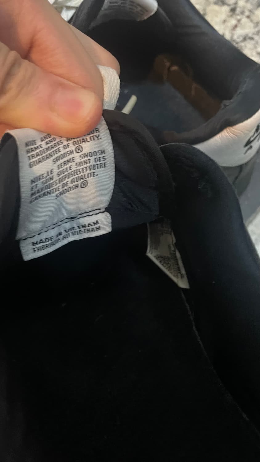 나이키 에어포스qs 검흰 290 상품이미지5