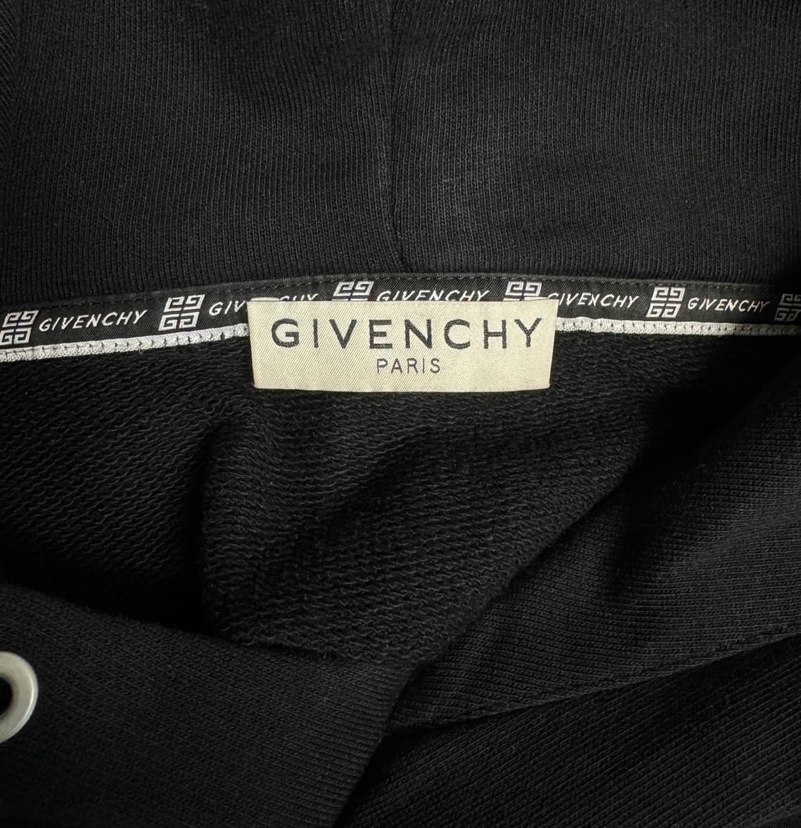 GIVENCHY 지방시 크랙 로고 블랙 후드티셔츠 S 상품이미지5