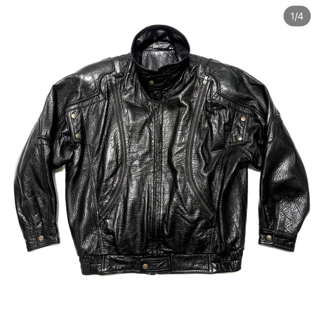 레더 봄버 자켓 상품이미지1